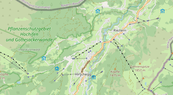 Unterkunft auf Karte