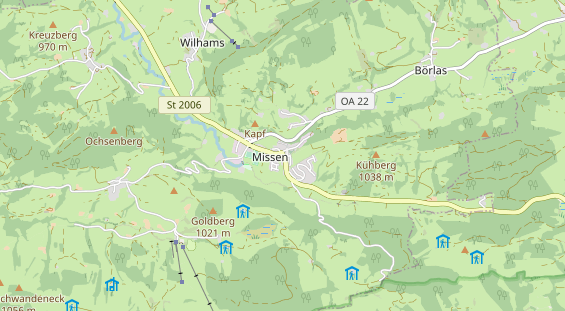 Unterkunft auf Karte