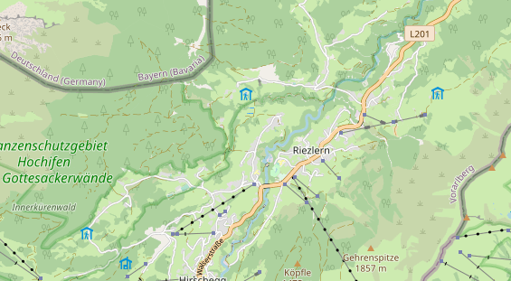 Unterkunft auf Karte