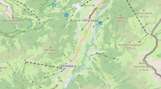 Unterkunft auf Karte