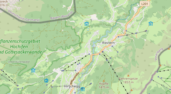 Unterkunft auf Karte