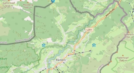 Unterkunft auf Karte
