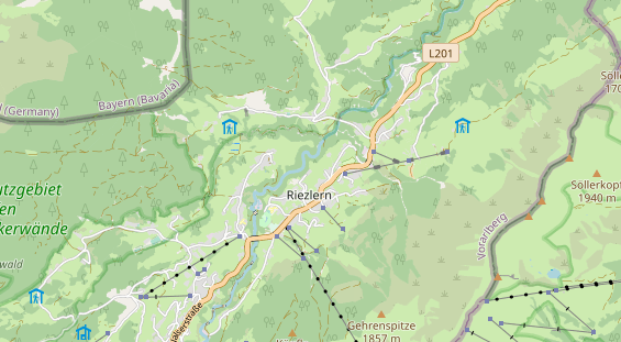 Unterkunft auf Karte