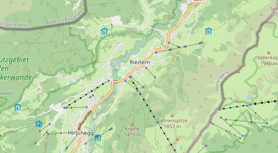 Unterkunft auf Karte