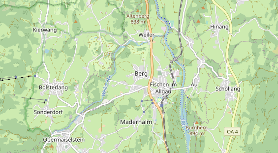 Unterkunft auf Karte