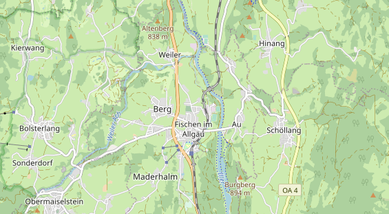 Unterkunft auf Karte