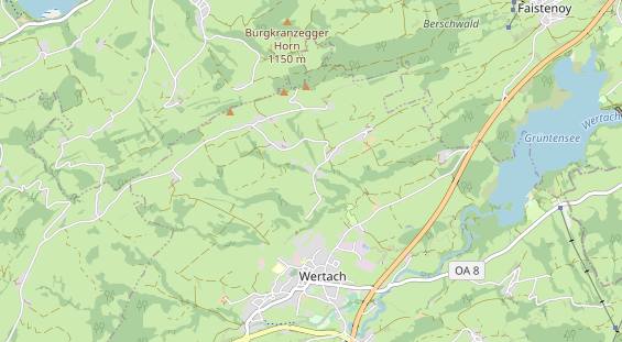 Unterkunft auf Karte