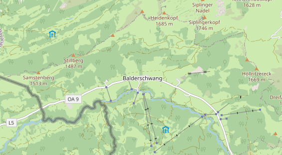 Unterkunft auf Karte