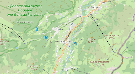 Unterkunft auf Karte