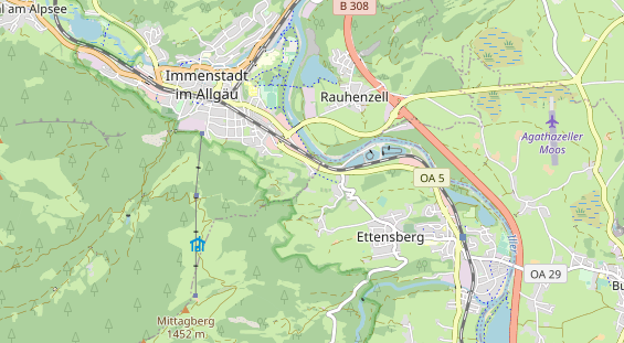 Unterkunft auf Karte