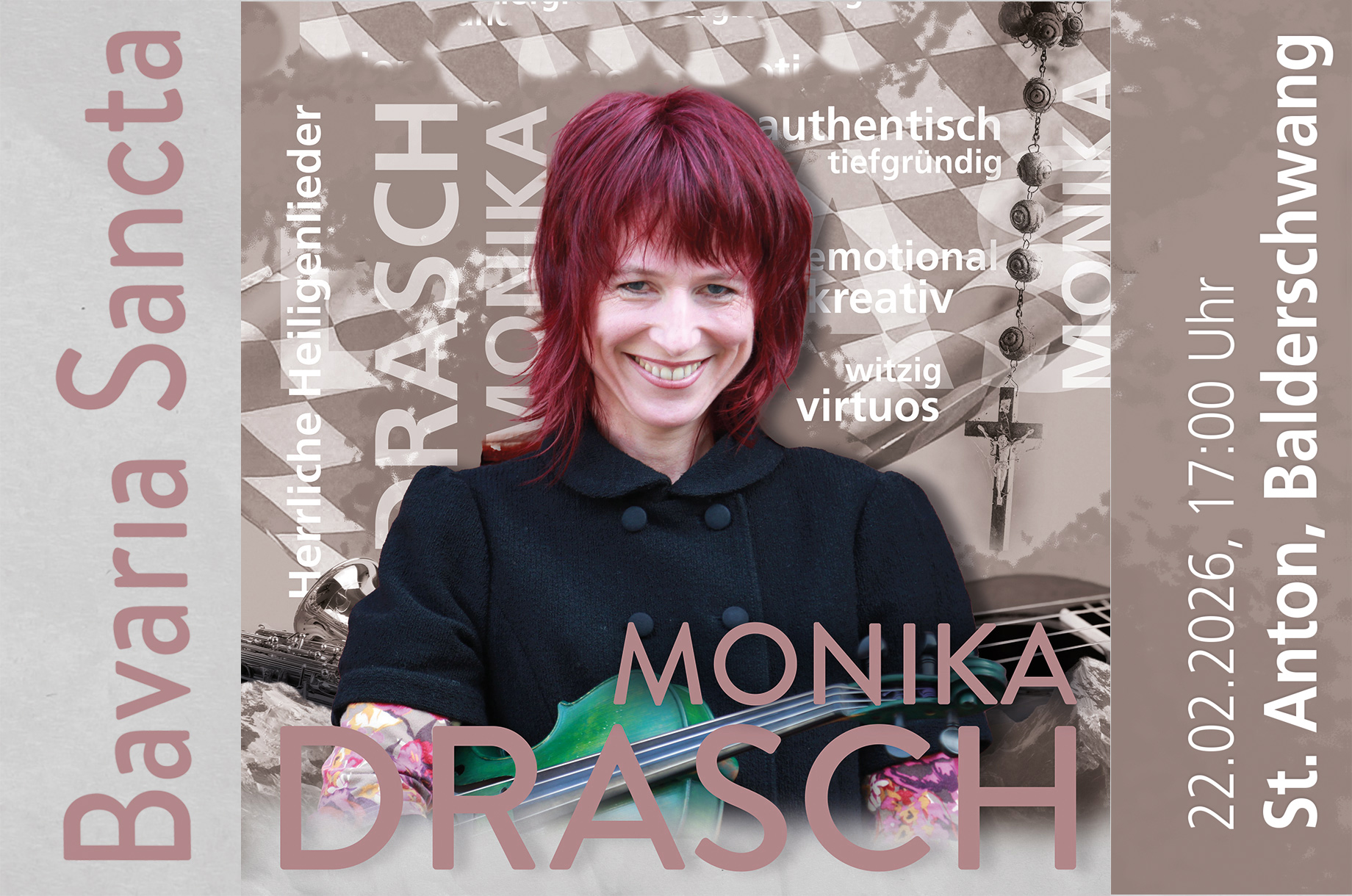 Veranstaltungskalender für das Oberallgäu: Bavaria Sancta in der Pfarrkirche Balderschwang mit Monika Drasch, Martin Danes und Prof. Klaus Wolf - Bavaria Sancta  in der Pfarrkirche Balderschwang 