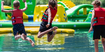 Hotels und Ferienwohnungen im Oberallgäu - Kinder & Familie: kinderwagengeeignet - Blaichach - Aquapark am Inselsee Allgäu in Blaichach - Aquapark am Inselsee Allgäu in Blaichach 