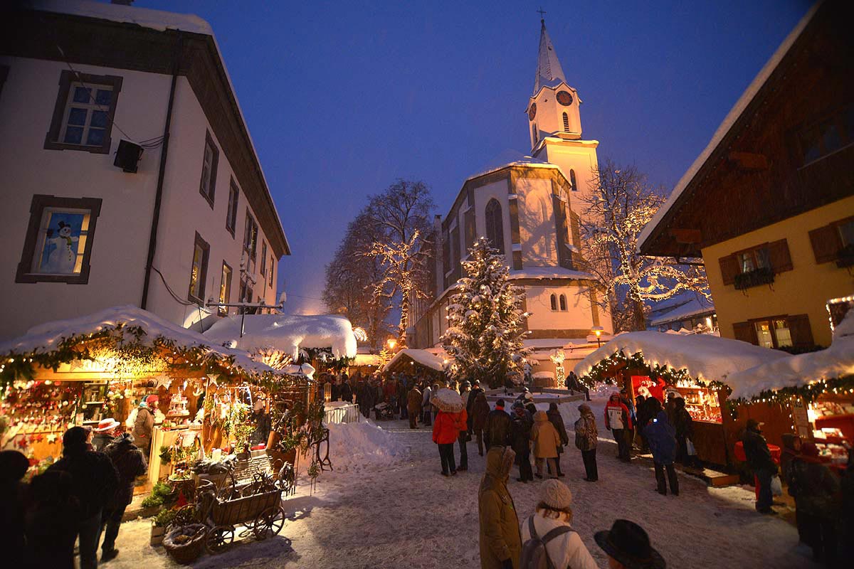 Hotels und Ferienwohnungen im Oberallgäu - Weihnachtsmarkt in Bad Hindelang im Allgäu - Weihnachtsmarkt 2026 in Bad Hindelang im Allgäu