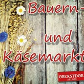 Veranstaltungskalender für das Oberallgäu: Oberstdorfer Bauern- und Käsemarkt - Bauern- und Käsemarkt 2024 in Oberstdorf