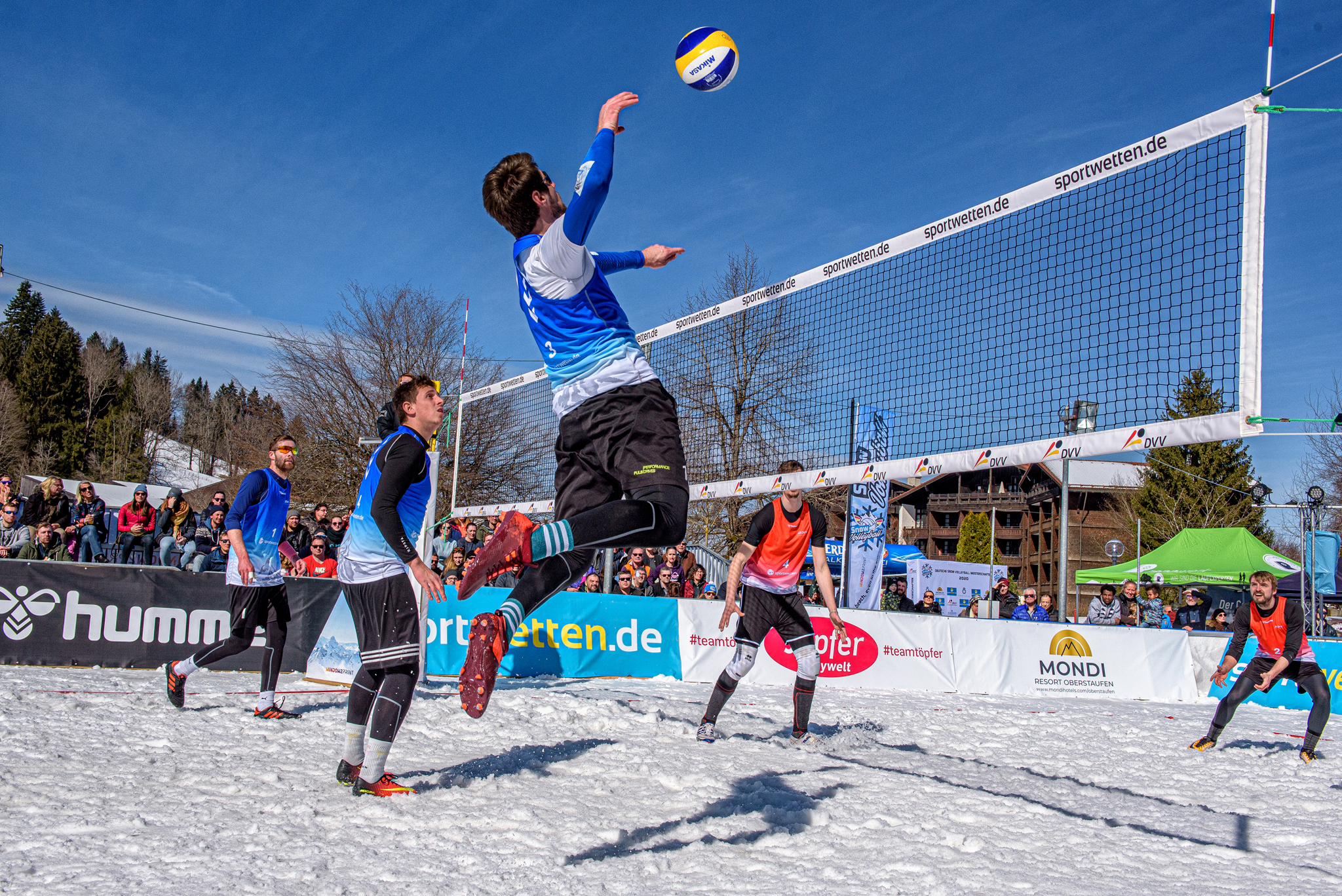 Hotels und Ferienwohnungen im Oberallgäu - Deutsche Meisterschaften im Snow-Volleyball Championships im Oberallgäu - Snow-Volleyball Oberstaufen - Deutsche Meisterschaften