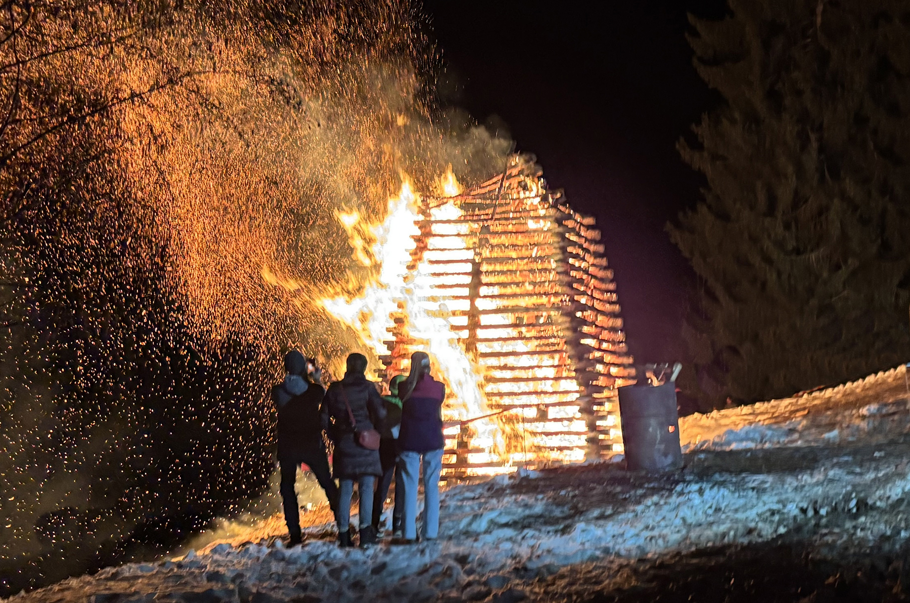 Unterkunft im Allgäu - Funkensonntag mit Funkenfeuer im Allgäu - Funkensonntag im Oberallgäu und dem Allgäu drumherum