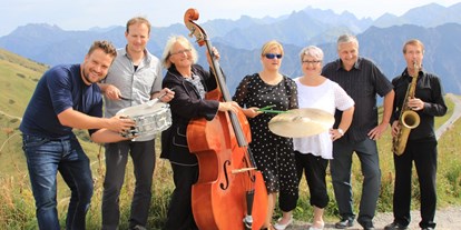 Hotels und Ferienwohnungen im Oberallgäu - Wetter: bei jedem Wetter - Vorarlberg - Hammel Jazzband & Walser Sisters auf der Kanzelwand - Hammel Jazzband & Walser Sisters auf der Kanzelwand