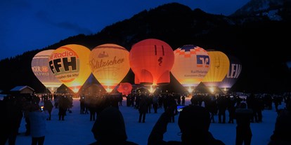Hotels und Ferienwohnungen im Oberallgäu - Ballonfestival in Bad Hindelang im Allgäu - Wiesengrund Ballonfestival 2024 in Bad Hindelang