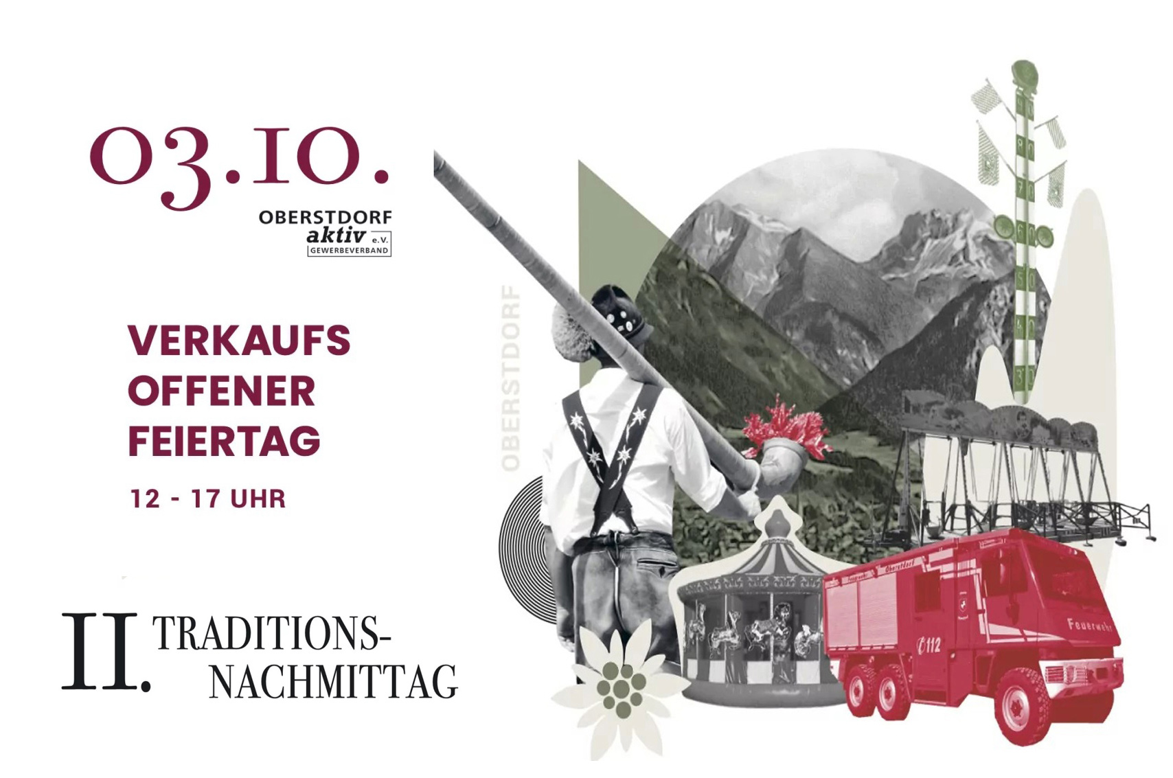 Unterkunft im Allgäu - Verkaufsoffener Feiertag in Oberstdorf im Allgäu - Verkaufsoffener Feiertag 2026 in Oberstdorf