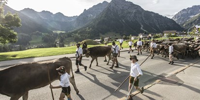 Hotels und Ferienwohnungen im Oberallgäu - Vorarlberg - Viehscheid im Kleinwalsertal  - Viehscheid 2024 im Kleinwalsertal *