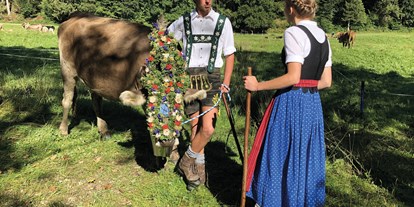 Hotels und Ferienwohnungen im Oberallgäu - Kategorien: Kultur & Brauchtum - Obermaiselstein - Viehscheid im Allgäu - Oberallgäu