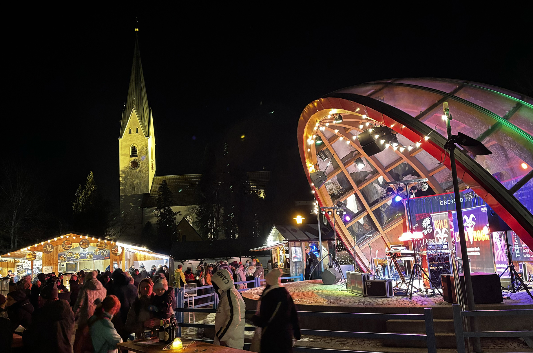 Hotels und Ferienwohnungen im Oberallgäu - Oberstdorfer Winterfest mit "Indikta" - Oberstdorfer Winterfest mit "Indikta" am 23.01.2027