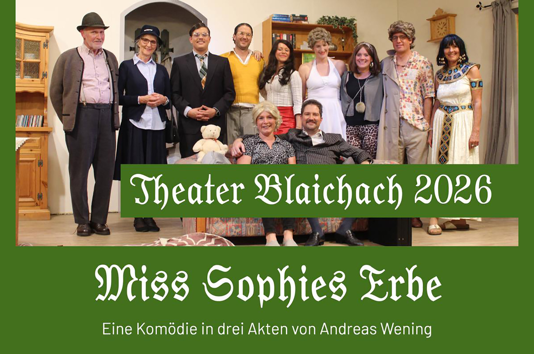 Unterkunft im Allgäu - Miss Sophies Erbe - Mundarttheater - Bauerntheater in Blaichach - Miss Sophies Erbe - Bauerntheater in Blaichach 2026
