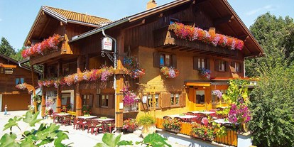 Hotels und Ferienwohnungen im Oberallgäu - Betriebsart | Angebot: Biergarten - Oberallgäu - Gasthof Zengerle