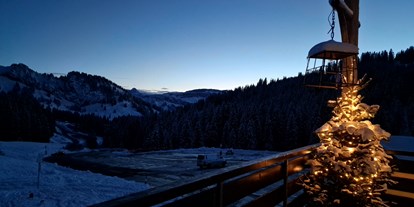 Hotels und Ferienwohnungen im Oberallgäu - Obermaiselstein - Berghütte Grasgehren 1.447m  - Berghütte Grasgehren unterm Riedbergerhorn
