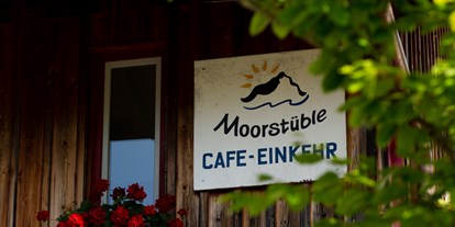 Hotels und Ferienwohnungen im Oberallgäu - Kinder & Familie: Kinder sind willkommen - Bayern - Restaurant & Café Moorstüble in Reichenbach - Restaurant & Café Moorstüble in Reichenbach