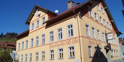 Hotels und Ferienwohnungen im Oberallgäu - Betriebsart | Angebot: Biergarten - Oberallgäu - Brauereigasthof Adler-Post in Rettenberg im Allgäu