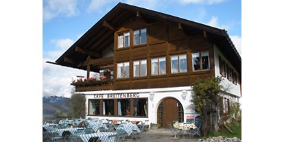 Hotels und Ferienwohnungen im Oberallgäu - Betriebsart | Angebot: Kaffee und Kuchen - Oberstdorf - Café Breitenberg über Oberstdorf
