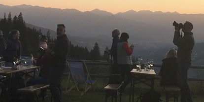 Hotels und Ferienwohnungen im Oberallgäu - Mit der Wiedhagbahn zum Sonnenuntergang - Mit der Wiedhagbahn zum Sonnenuntergang