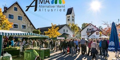 Hotels und Ferienwohnungen im Oberallgäu - Parken & Anreise: Anreise mit ÖPNV möglich - Altusrieder alternativer Markt - Alternativer Markt in Altusried 2024