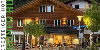 Hotels und Ferienwohnungen im Oberallgäu - Bad Hindelang Plus - Bad Hindelang Hinterstein - Bergsteiger-Hotel Grüner Hut - Bergsteiger-Hotel Grüner Hut