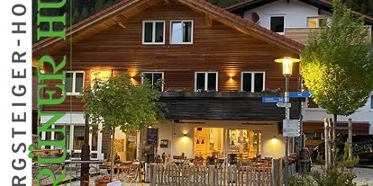Hotels und Ferienwohnungen im Oberallgäu - Bad Hindelang - Grüner Hut - Wirtshaus & Biergarten - Grüner Hut - Wirtshaus & Biergarten in Bad Hindelang - Hinterstein