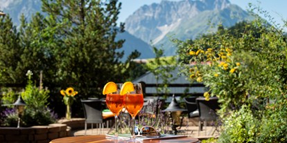 Hotels und Ferienwohnungen im Oberallgäu - Freizeit: Sauna - Vorarlberg - Aperol auf der Terrasse?  - 4* Hotel Erlebach