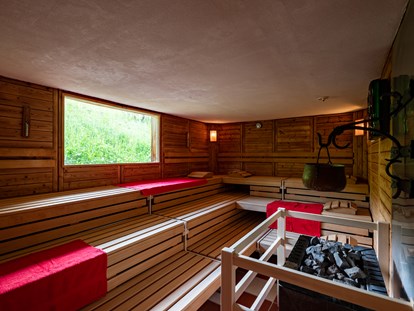 Hotels und Ferienwohnungen im Oberallgäu - Ausstattung: Sauna - Riezlern - Finnische Sauna - Hotel Erlebach - 4* Wellnesshotel im Kleinwalsertal