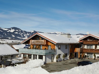 Hotels und Ferienwohnungen im Oberallgäu - Reisegrund: Geschäftsreise - Fischen im Allgäu - Alpin Hotel  bichl 761 im Winterkleid - Alpin Hotel bichl 761