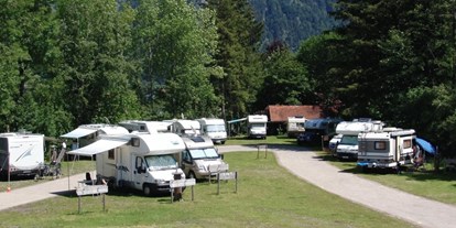 Hotels und Ferienwohnungen im Oberallgäu - Reisegrund: Erlebnisurlaub - Deutschland - Wiesengrund Wohnmobil Stellplatz