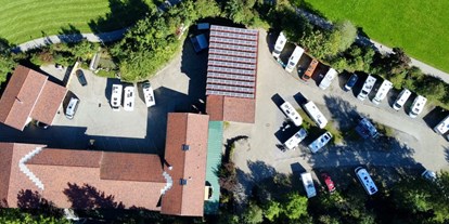 Hotels und Ferienwohnungen im Oberallgäu - Unterkunftsart: Campingplatz - Wiesengrund Wohnmobil Stellplatz