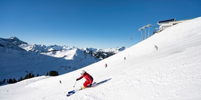 Hotels und Ferienwohnungen im Oberallgäu - Kategorien: Action & Spaß - Pistenvergnügen grenzenlos an der Kanzelwandbahn im Kleinwalsertal - Die Kanzelwandbahn - grenzenloses Wintervergnügen