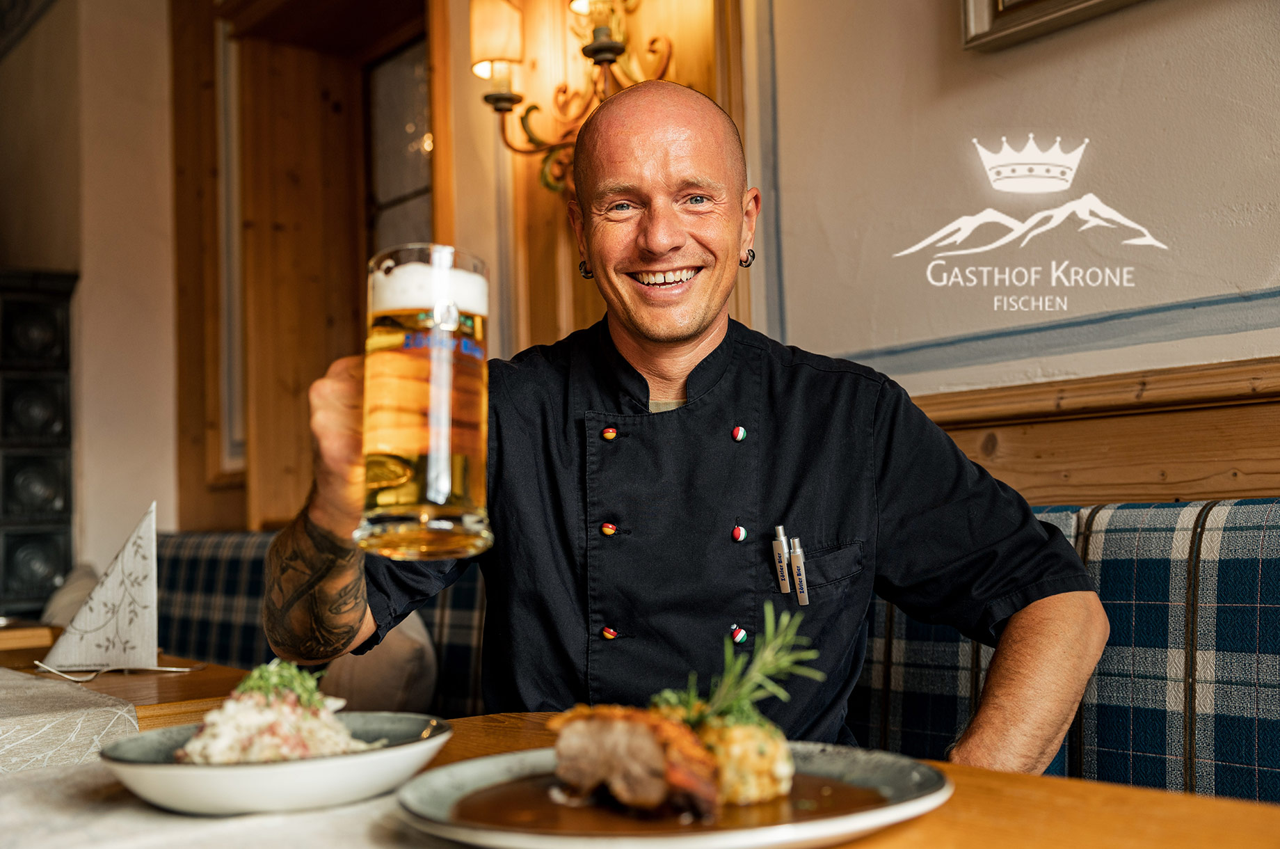 Restaurantführer für das Oberallgäu: Gasthof Krone im Herzen von Fischen im Allgäu - Gasthof Krone im Herzen von Fischen im Allgäu