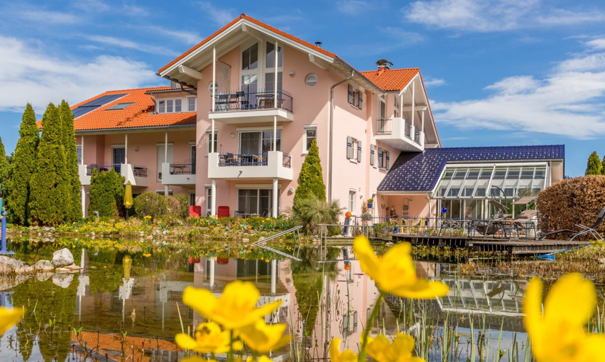 Hotels und Ferienwohnungen im Oberallgäu: 5-Sterne Ferienwohnungen Blenk in Wertach im Allgäu - 5-Sterne FeWo im Wellnesshof Blenk im Allgäu