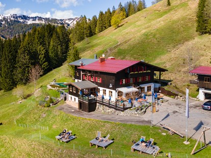 Hotels und Ferienwohnungen im Oberallgäu - PLZ 87538 (Deutschland) - Restaurant im Berggasthof Boden in Balderschwang - Restaurant im Berggasthof Boden in Balderschwang