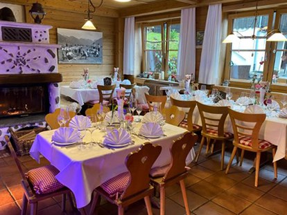 Hotels und Ferienwohnungen im Oberallgäu - PLZ 87538 (Deutschland) - Restaurants im Allgäu - im Berggasthof Boden in Balderschwang - Restaurant im Berggasthof Boden in Balderschwang