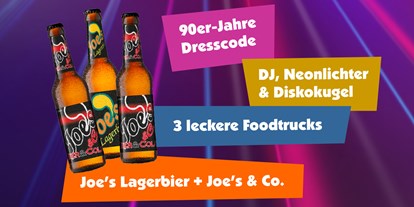 Hotels und Ferienwohnungen im Oberallgäu - Joe’s Revival - Die 90’s Motto-Party des Jahres - Zötler Brauerei präsentiert "die" 90’s Motto-Party des Jahres
