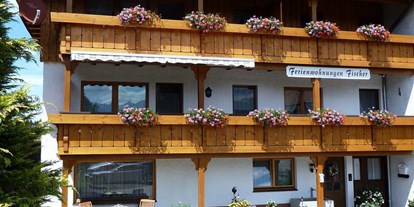 Hotels und Ferienwohnungen im Oberallgäu - Ferienwohnungen Fischer in Fischen - Langenwang vor Oberstdorf - Ferienwohnungen Fischer in Fischen - Langenwang vor Oberstdorf
