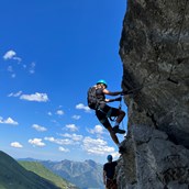 Ausflugsziele im Oberallgäu: Walser Klettersteig - unterwegs mit der Bergschule Kleinwalsertal - Walser Klettersteig - unterwegs mit der  Bergschule Kleinwalsertal
