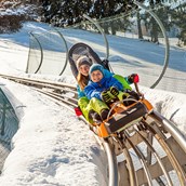 Ausflugsziele im Oberallgäu: Alpsee Bergwelt mit Alpsee Coaster im Winter - Alpsee Bergwelt mit Alpsee Coaster im Winter